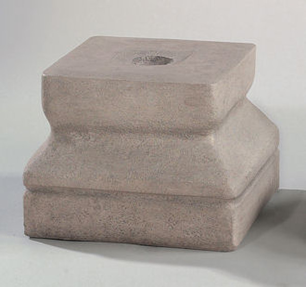 Small Cement Square Pedestal for Display